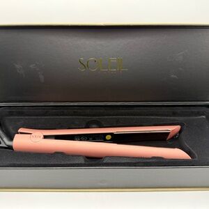 Soleil IR+ infrared flat iron ROSE GOLD hair straightener NEW MSRP 450$